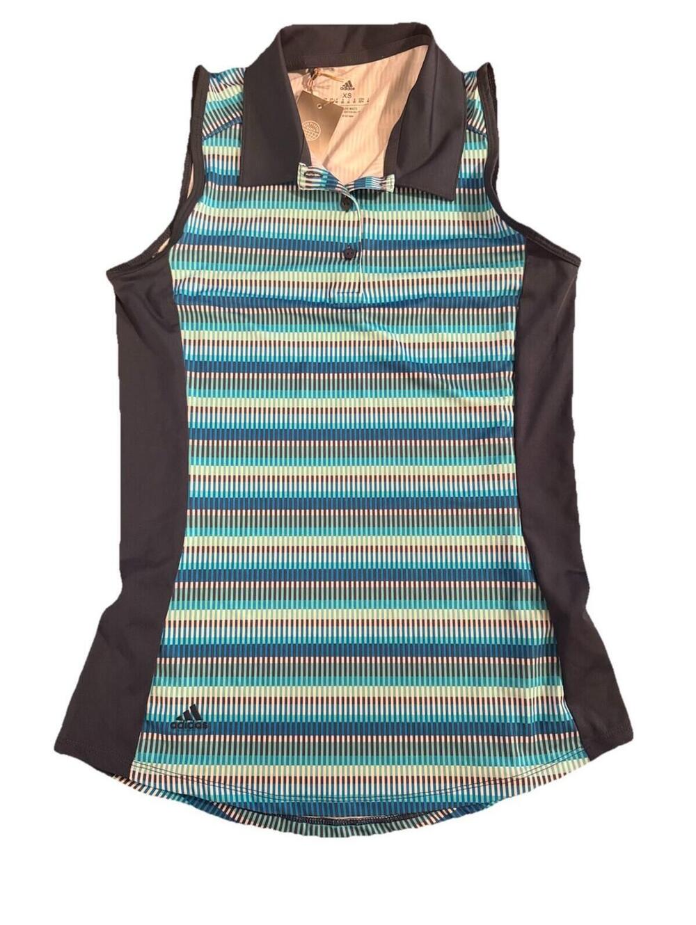 Adidas XS Women’s Sleeveless Golf Polo Recycled Sustainable New With Tags